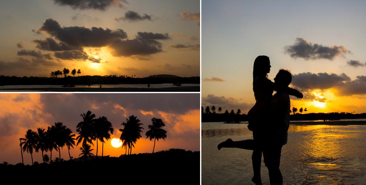 Porto de Galinhas Praia Por do Sol Pontal do Maracaipe