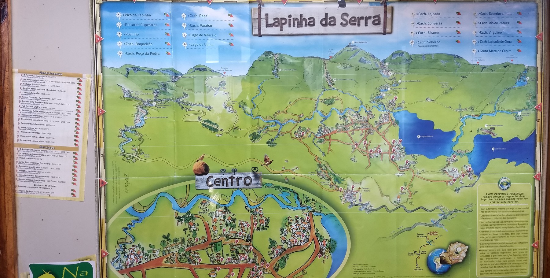 Mapa de Lapinha da Serra